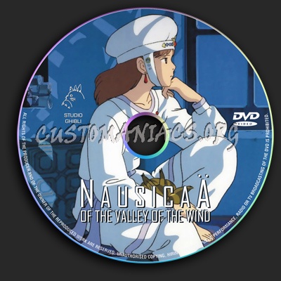 Nausicaa of the Valley of the Wind dvd label