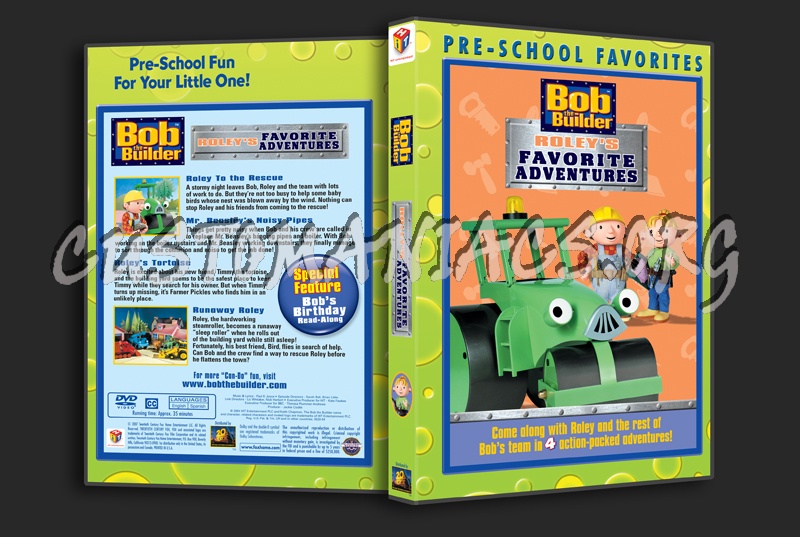 Bob the Builder Roley's Favorite Adventures dvd cover