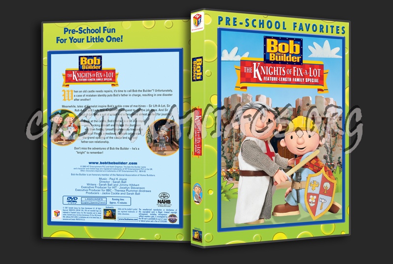 Bob the Builder The Knights of Fix-A-lot dvd cover