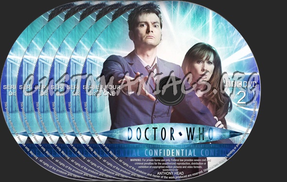 Doctor Who Confidential Season 4 dvd label