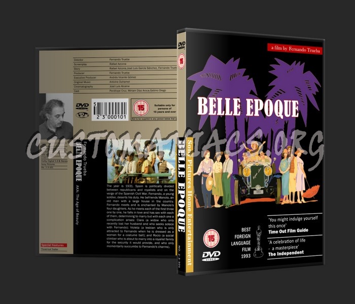 Belle Epoque dvd cover