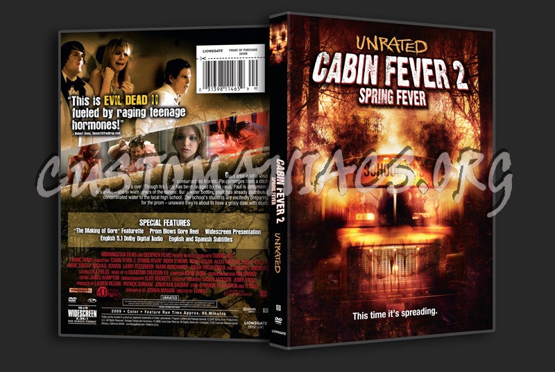 Cabin Fever 2 Spring Fever dvd cover