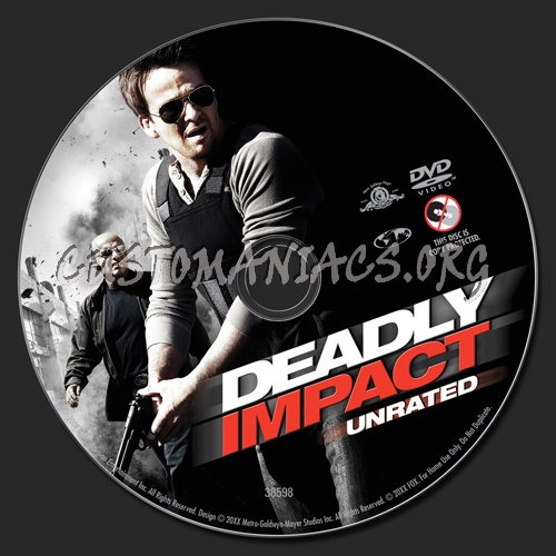 Deadly Impact dvd label