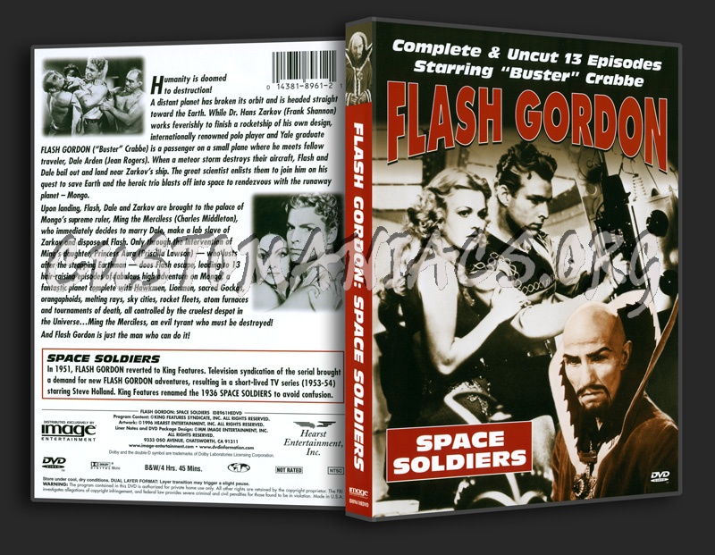Flash Gordon: Space Soldiers dvd cover