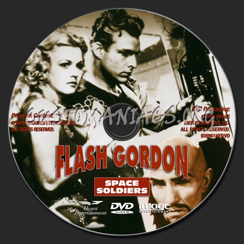 Flash Gordon: Space Soldiers dvd label