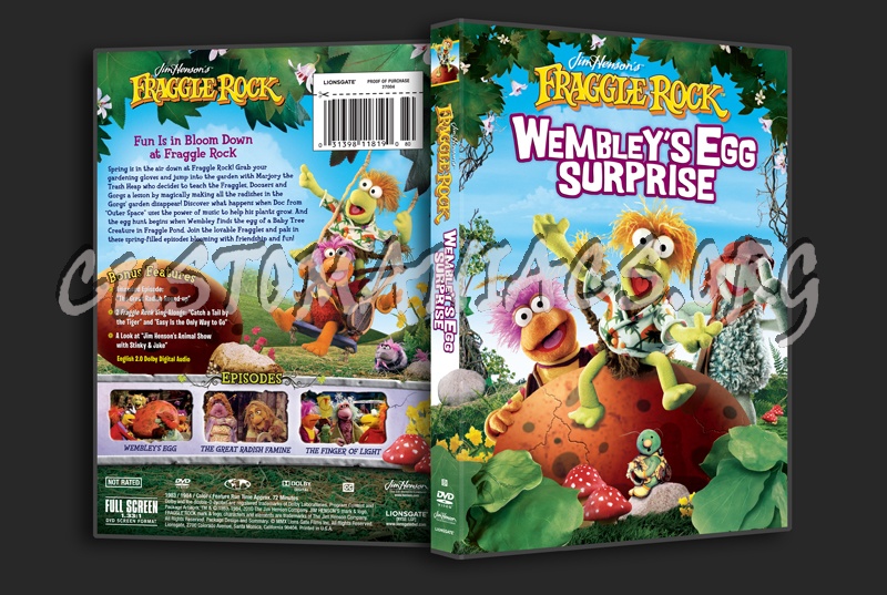 Fraggle Rock Wembley's Egg Surprise dvd cover