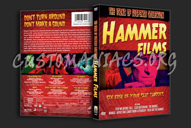 Hammer Films dvd cover