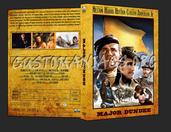 Western Collection - Major Dundee dvd cover