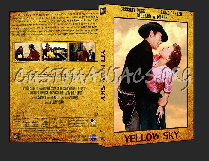 Western Collection - Yellow Sky dvd cover