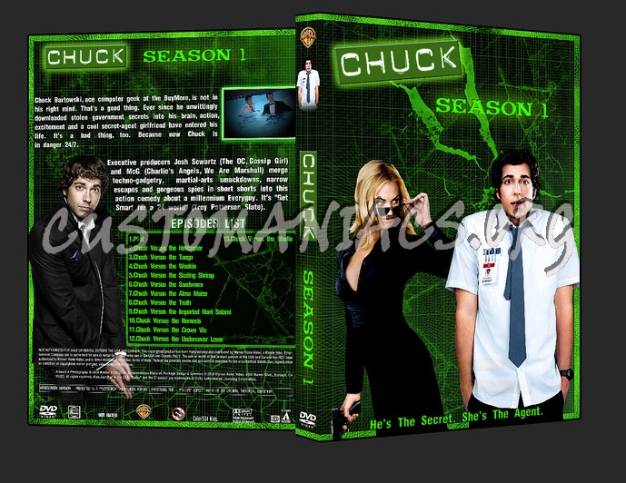 Chuck Season 1 dvd cover