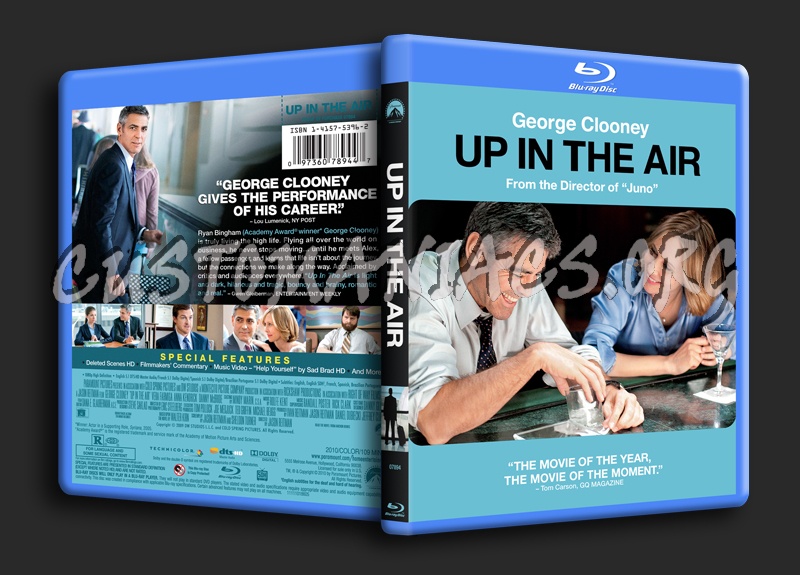 Up in the Air blu-ray cover