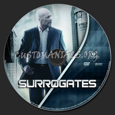 Surrogates dvd label