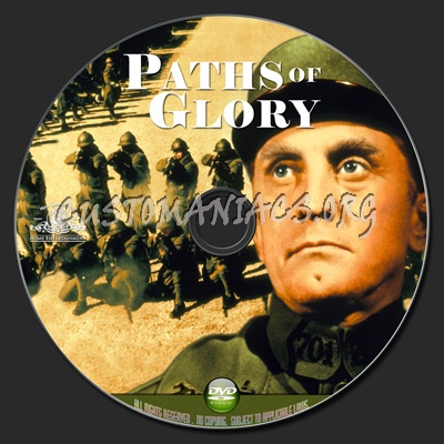 Paths Of Glory dvd label