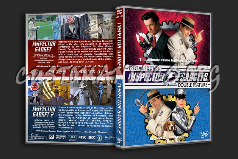 Inspector Gadget / Inspector Gadget 2 DoubleFeature dvd cover