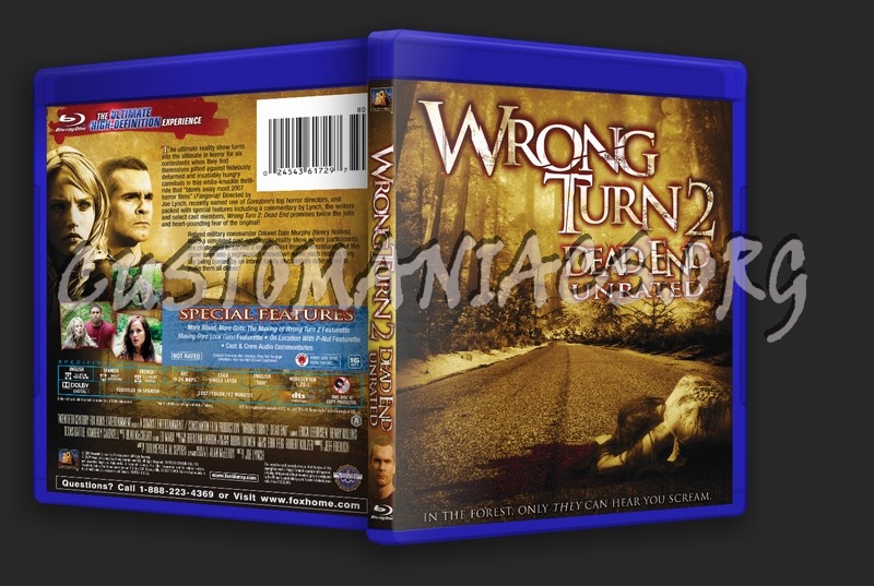 Wrong Turn 2: Dead End blu-ray cover