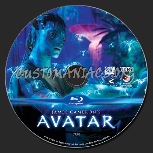 Avatar blu-ray label