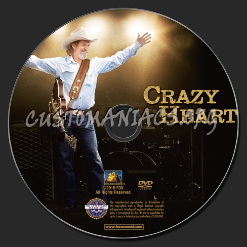 Crazy Heart dvd label