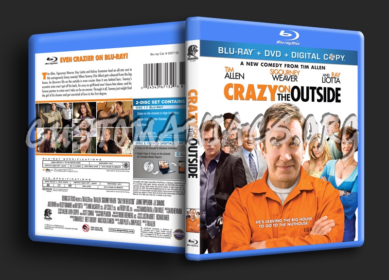 Crazy on the Outside blu-ray cover