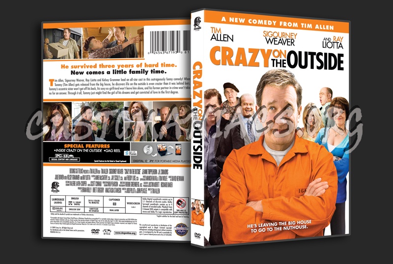 Crazy on the Outside dvd cover