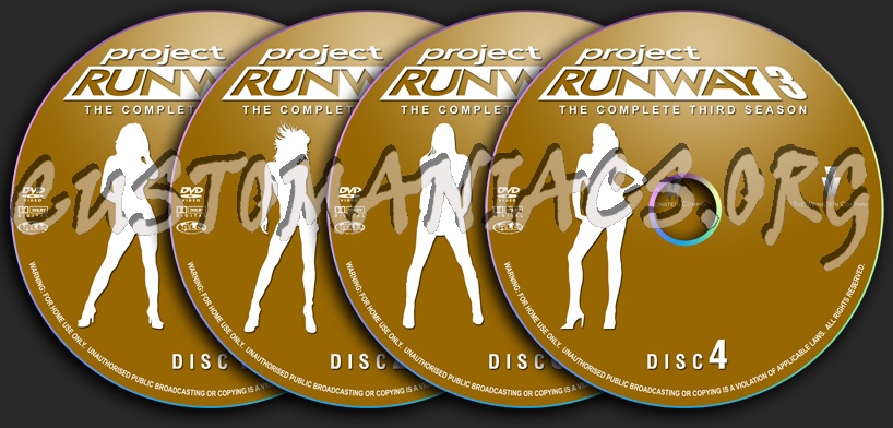 Project Runway - Season 3 dvd label