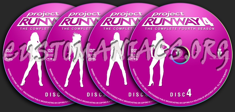 Project Runway - Season 4 dvd label