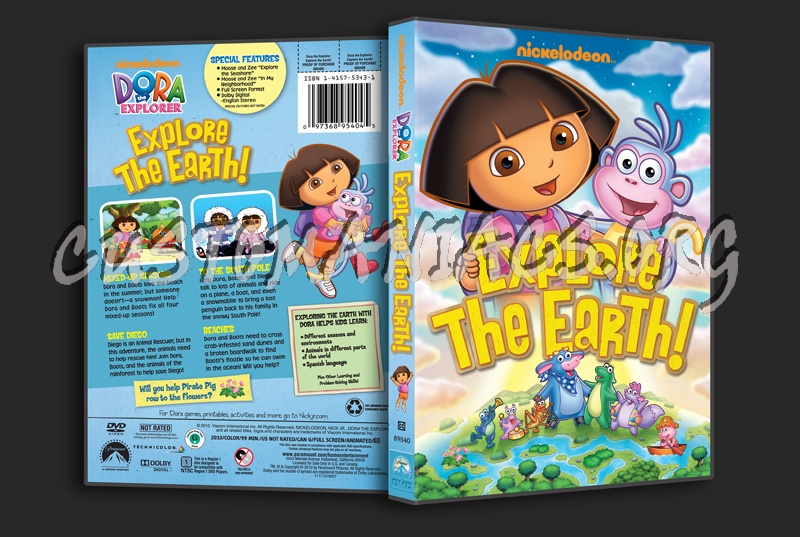 Dora the Explorer Explore the Earth! dvd cover