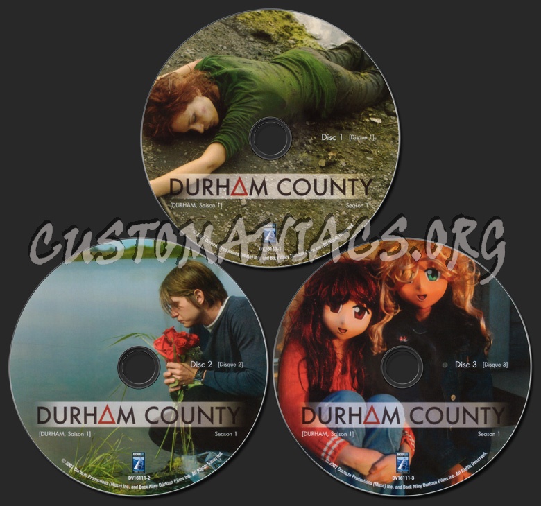 Durham County Season 1 dvd label