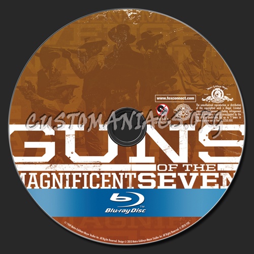 Guns of the Magnificent Seven blu-ray label