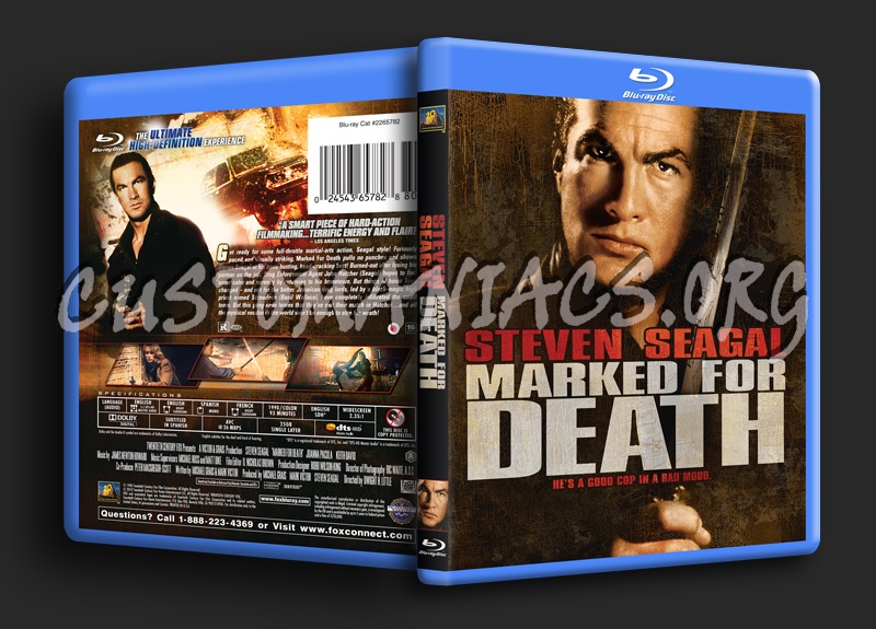 Marked for Death blu-ray cover