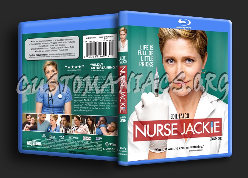 Nurse Jackie Season 1 blu-ray cover