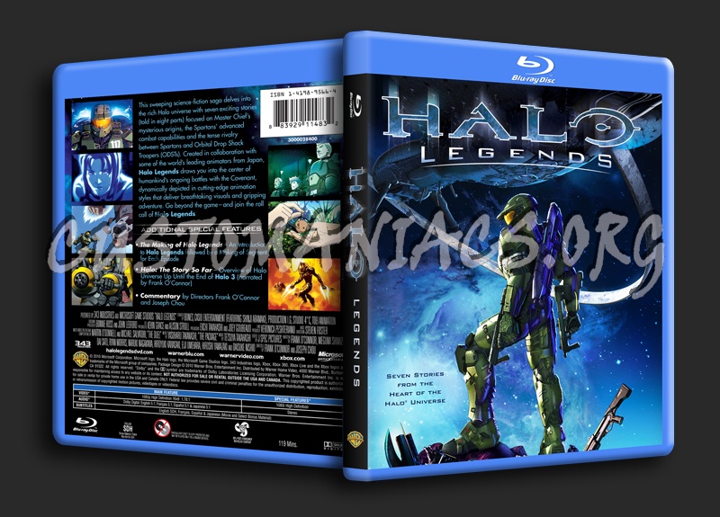 Halo Legends blu-ray cover
