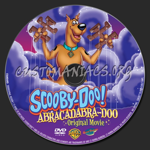 Scooby-Doo! Abracadabra-Doo dvd label