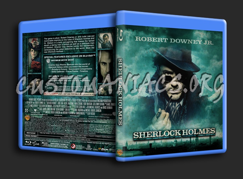 Sherlock Holmes blu-ray cover