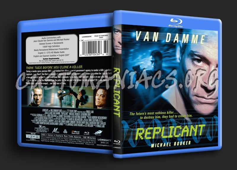 Replicant blu-ray cover