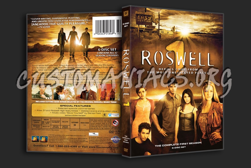 Roswell Season 1 dvd cover