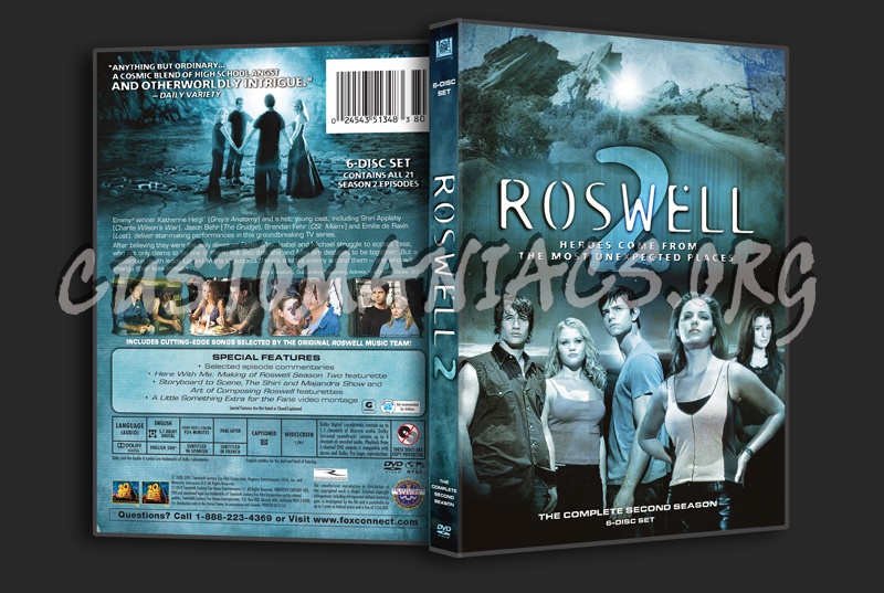 Roswell Season 2 dvd cover
