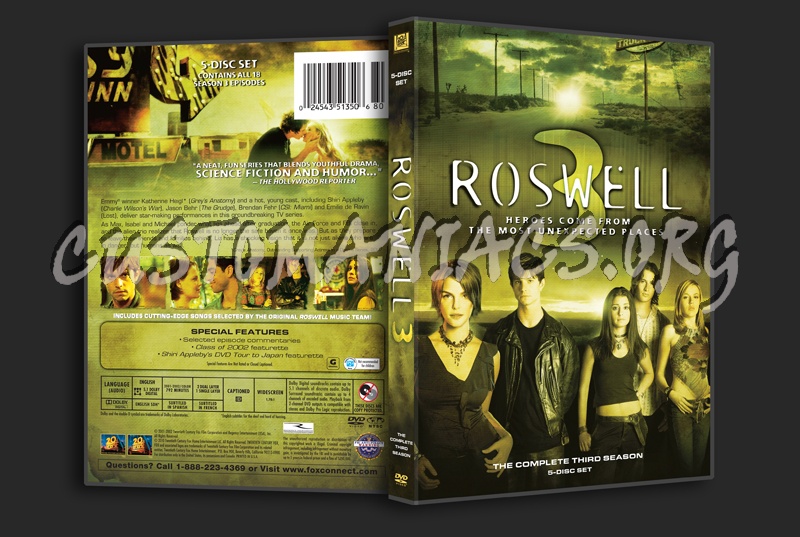 Roswell Season 3 dvd cover