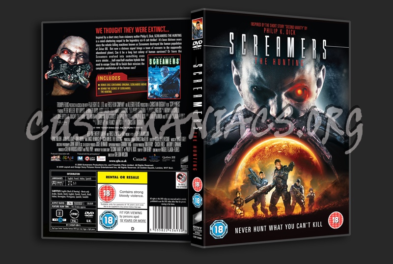 Screamers The Hunting dvd cover