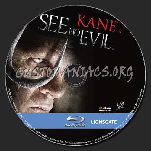 See No Evil blu-ray label