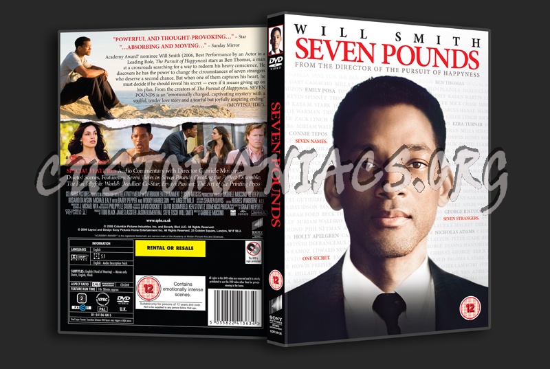 Seven Pounds dvd cover