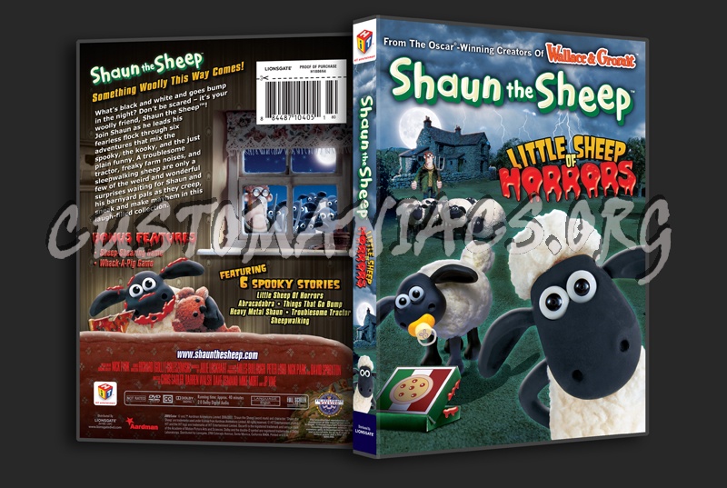Shaun the Sheep Little Sheep of Horrors dvd cover