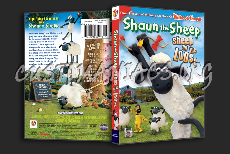Shaun the Sheep Sheep on the Loose dvd cover
