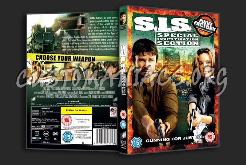 SIS Special Investigation Section dvd cover