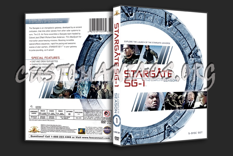 Stargate SG1 Season 1 dvd cover