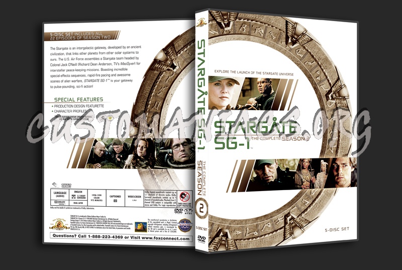Stargate SG1 Season 2 dvd cover