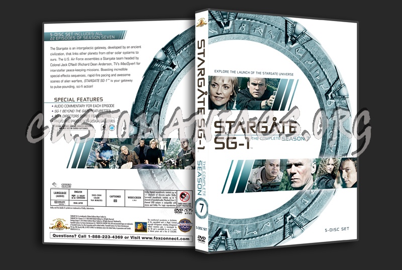 Stargate SG1 Season 7 dvd cover