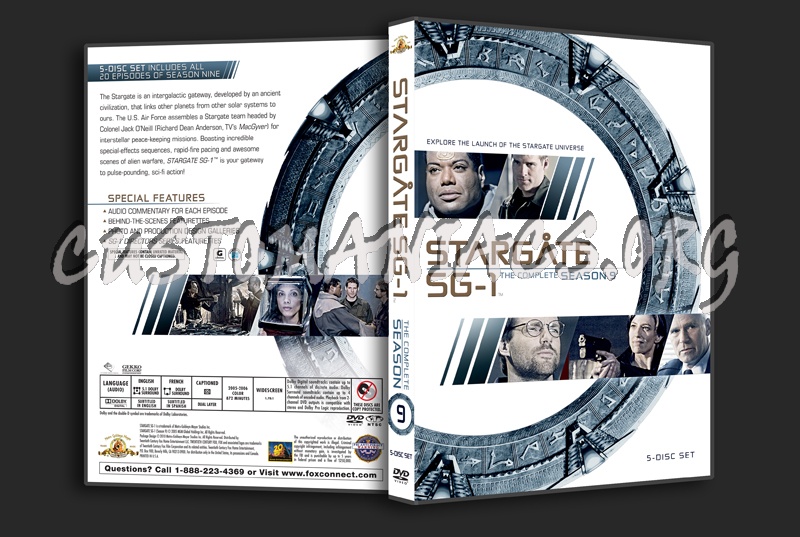 Stargate SG1 Season 9 dvd cover