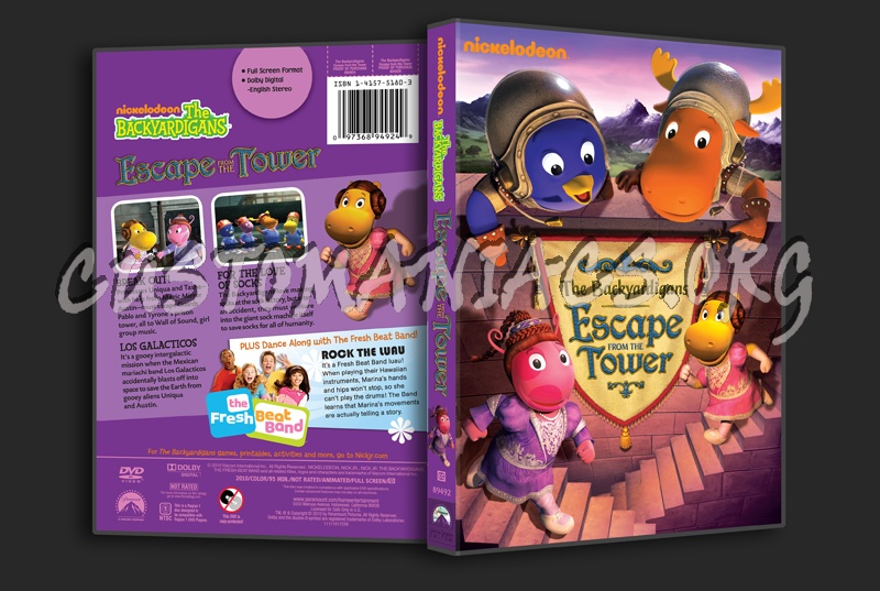 The Backyardigans Escape From the Tower dvd cover