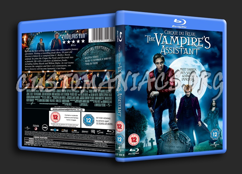 Cirque du Freak: The Vampire's Assistant blu-ray cover