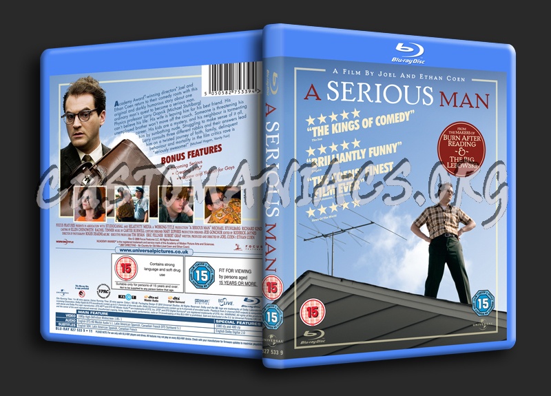 A Serious Man blu-ray cover